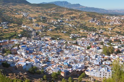 Chefchaouen, Marruecos. Vista general de la ciudad. de Unbekannt Unbekannt